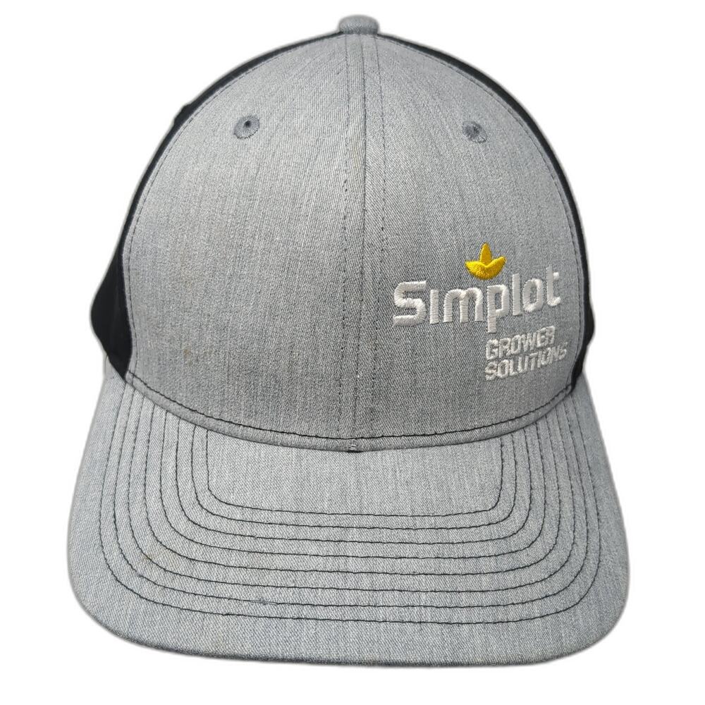 Simplot Grower Solutions Snapback Hat Gray One Si… - image 1